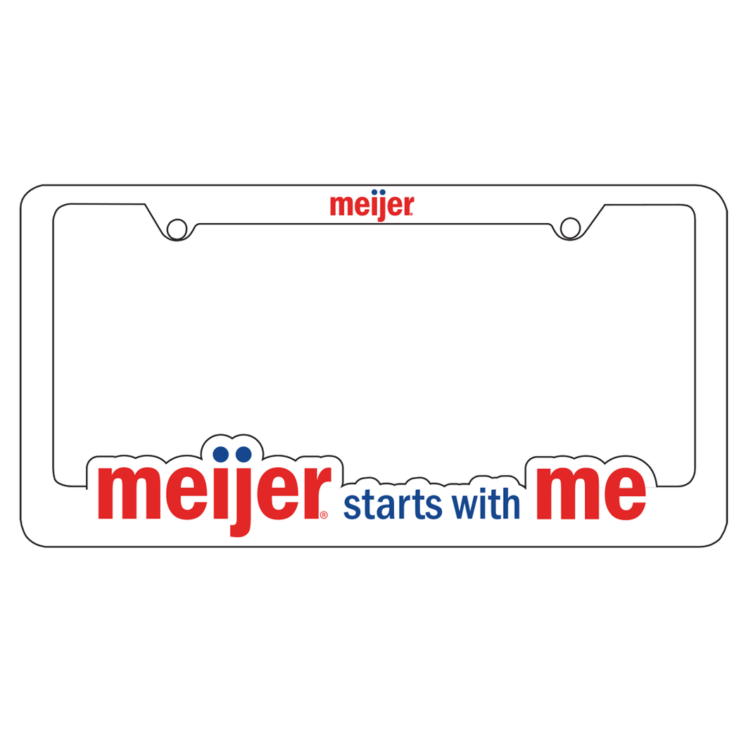 3D Traditional License Plate Frame