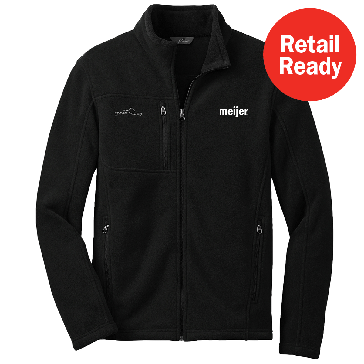 Eddie bauer full zip fleece jacket eb200 sales