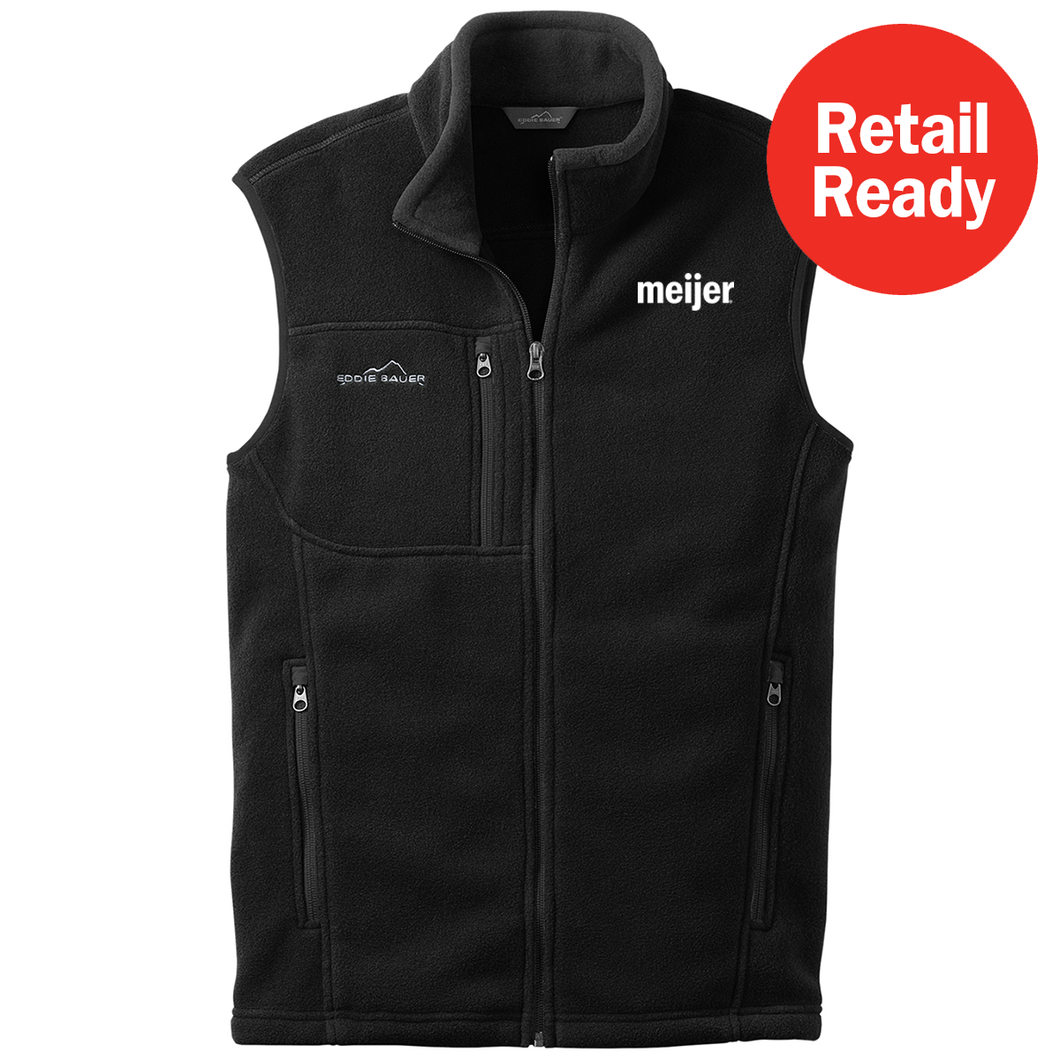 Men's Eddie Bauer Fleece Vest (Black)