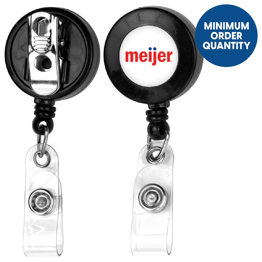 Retractable Badge Reel & Badge Holder Meijer Logo Store Retractable Badge Reel & Badge Holder Meijer Logo Store