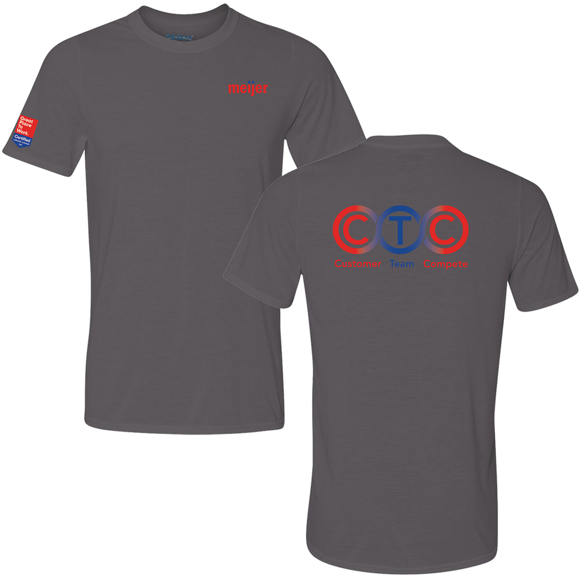 Great Place To Work Performance T-Shirt – Meijer Logo Store