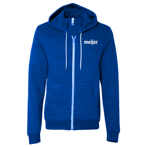 Unisex Bella+Canvas Fleece Full-Zip Hooded Sweatshirt